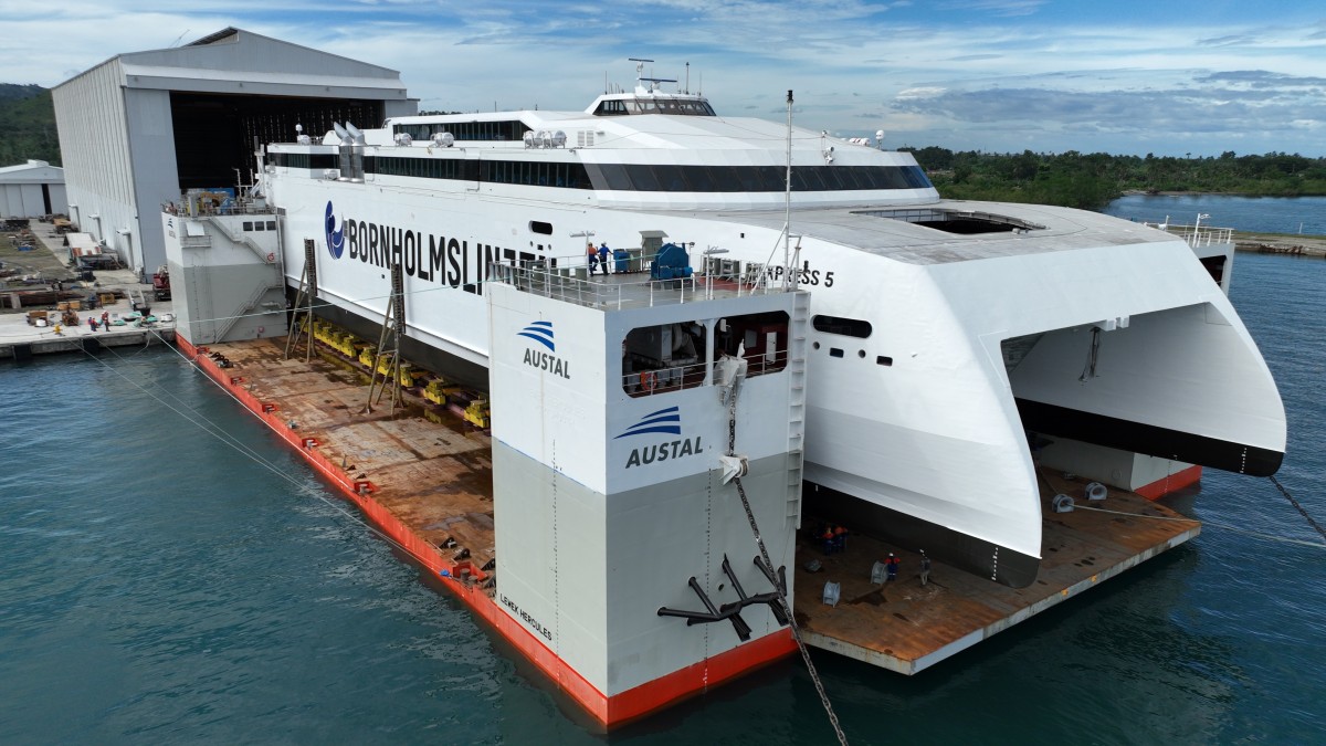 AUSTAL PHILIPPINES LAUNCHES THE LARGEST FERRY CONSTRUCTED BY AN AUSTAL